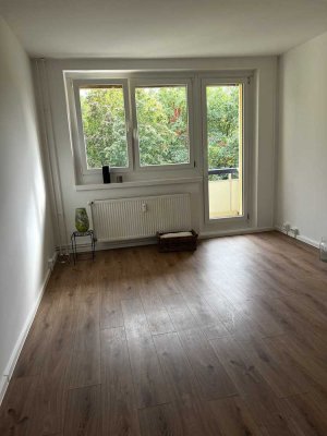 sonnige, sanierte 3-Zimmer-Wohnung mit großem Balkon