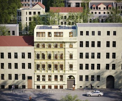 1-Raumwohnung mit EBK und Terrasse - WE01