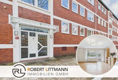 3-Zimmer-Hochparterrewohnung mit Garage & Balkon