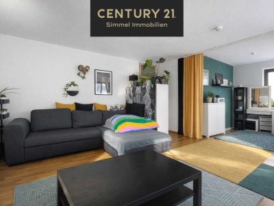 Helle 1-Zimmer-Wohnung mit separater Küche und überdachtem Balkon