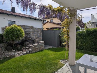 Besondere Souterrainwohnung mit Garten