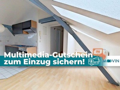***500 €-Multimedia-Gutschein zum Einzug sichern!***: Attraktive 2-Zimmer-Dachgeschosswohnung mit...