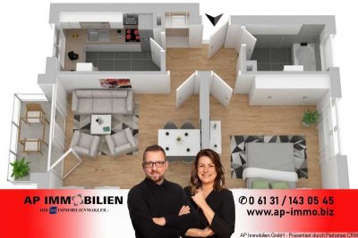 *PROVISIONSFREI FÜR DEN KÄUFER* 2ZKBB in Nieder-Olm *KAPITALANLAGE*