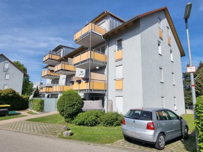 Helle, modernisierte 3-Zimmer-Wohnung mit Balkon in naturnaher Wohnlage von Baindt zu vermieten