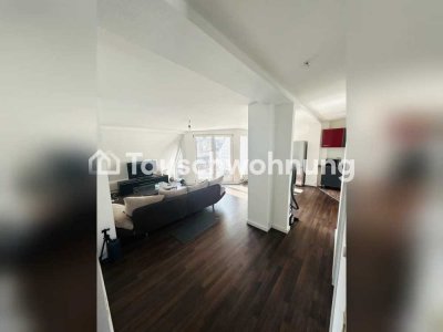 Tauschwohnung: Schöne 3-Zimmer-Masionette-Wohnung mit Dachterrasse