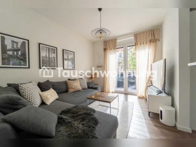 Tauschwohnung: DHH gesucht - bieten moderne 3,5 Zimmer Whng nahe Alsterlauf