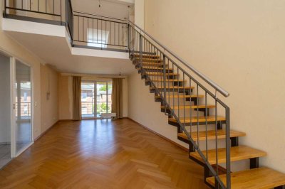 Maisonettewohnung mit Galerie, 2 Balkonen und 2 Tiefgaragenstellplätzen!