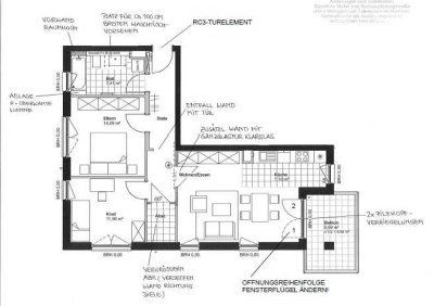 Moderne 3-Zimmer-Wohnung mit Balkon im 2. OG in Bensheim