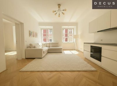 | TRAUMHAFTE 2-ZIMMER-ALTBAUWOHNUNG | ERSTBEZUG | ca. 78,85m² | 2.OG. | HELL, SONNIG &amp; RUHIG | RICHTUNG KAPAUNPLATZ | BESTLAGE | INNENSTADT