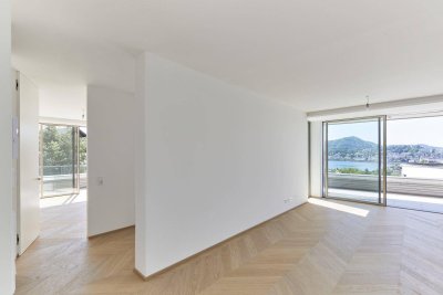 Das Grand Étage – Einzigartiges Wohnen mit Panorama Seeblick und 122m² Eigengarten !!