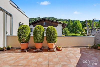 Sonnige 3-Zimmer-Wohnung mit großer Terrasse, 2 Balkonen &amp; Doppelgarage in Volders, Tirol