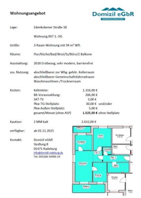 Wohnungsangebot