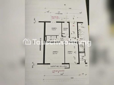 Tauschwohnung: Gemütliche 3-Zimmer-Flat in Nippes zu tauschen