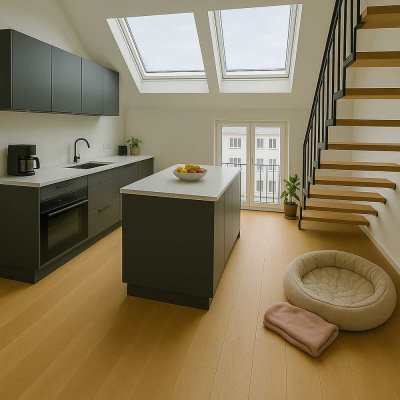 *City-Highlight: Moderne Maisonette mit Sonnenbalkon*
