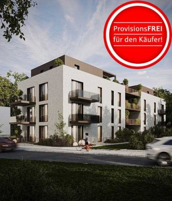 Maisonette-Neubauwohnung mit großer Dachterrasse und Balkon