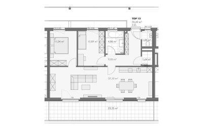 Sonnenverwöhnte 3-Zimmer DG-Wohnung