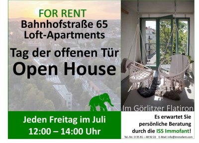 Einzigartiges Loft in Bahnhofsnähe mit EBK, Wintergarten & Klimaanlage