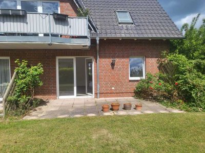 Helle 2-Zimmer-Erdgeschosswohnung mit Gartenzugang in Wolgast
