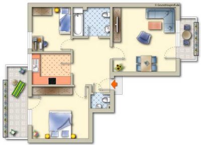 Erstbezug nach Sanierung: 3-Zimmer-Wohnung - Einziehen & Wohlfühlen