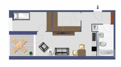 Renovierte und ruhige Wohnung in zentraler Lage