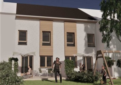 Reihenmittelhaus mit Keller, KfW 40, Mit PV Anlage, Wärmepumpe, mit Grundstück zum Festpreis