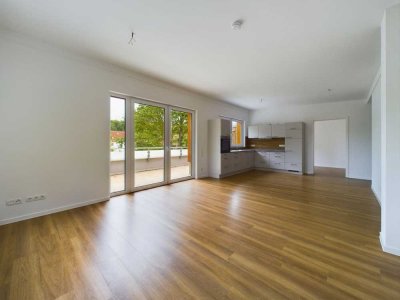 Modernes Wohnen: Neubau mit A+ Energieeffizienz - 3-Zi.-Wohnung mit Dachterrasse