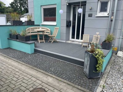 Ohne Makler! 20 min bis Düsseldorf! Modernes Reiheneckhaus in Kleinenbroich - mit großem Garten