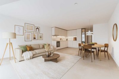 3-Zimmer-Wohnung - Großzügig wohnen unter klarer Architektur