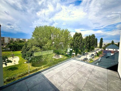 PENTHOUSE LIVING - 5 TERRASSEN - AUSBLICK - WÄRMEPUMPE - DECKENKÜHLUNG - U1 KAGRAN!