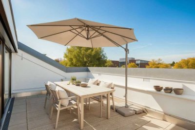 Kernsanierte 1-Zimmer-Wohnung mit Dachterrasse