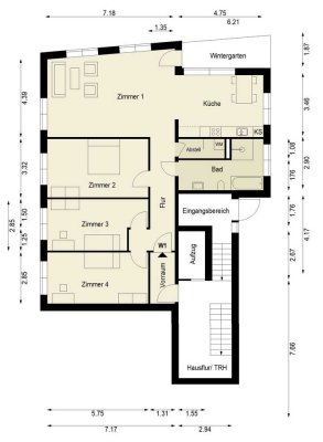 Familienfreundliche 4-Zimmer-Wohnung mit sonnigem Wintergarten! ☎️ 0172/3261193 Termin sichern!
