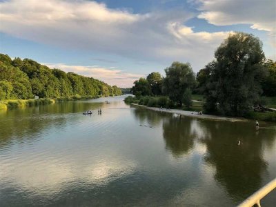 ** Großzügige 5,5 Zimmer-City-Wohnung mit Alpenblick und Kamin in Isar Nähe **