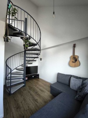 Helle 2-Zimmer-Maisonette-Wohnung in Münster Hafen
