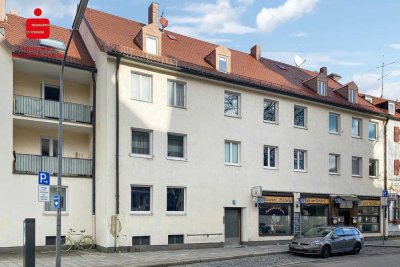 Entwicklungsfähige 3-Zimmer-Wohnung mit Loggia & Garage, U-Bahn- und Tierparknähe, aktuell vermietet