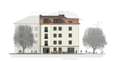 Imposantes DG zum Eigenausbau mit Dachterrasse in historischem Altbau in Bestlage Schwabing