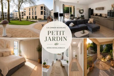 3,5 Zimmer-Neubauwohnung I 92m² I 2 Bäder I Balkon I TG I Bunter Garten