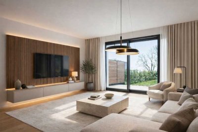 Stadtvilla als Reihenmittelhaus mit 160 qm Wohnfläche und Platz für die ganze Familie.