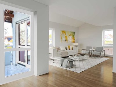 Wohnen auf zwei Ebenen: Großzügige 4,5-Zimmer-Wohnung in ruhiger Lage