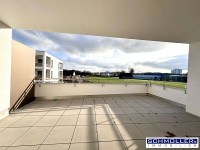 Helle 2-Zimmer-Wohnung mit großer Terrasse und Tiefgarage - Einfach zum Wohlfühlen!