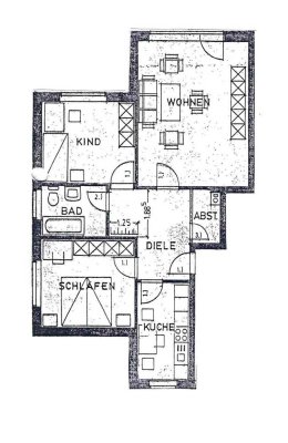 3 Zi-Wohnung Ohfeldstraße