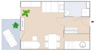 Helle Neubauwohnung mit Balkon im 2. Stock
