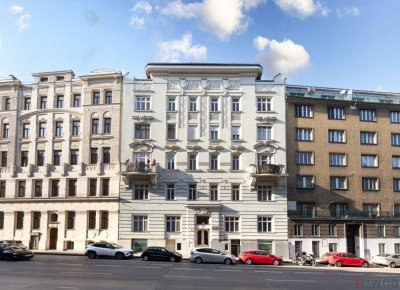 Altbauwohnung mit Innenhof-Loggia und Potenzial zur 4-Zimmer-Wohnung | Ideal auch zur WG-Nutzung | Nähe U4/U6, Währinger Park, Donaukanal