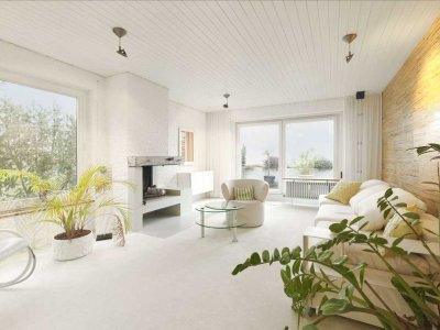 Luxuriöse 3-Zimmer-Wohnung mit Doppelterrassen, Garage und Panoramablick