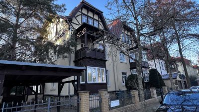 Stilvolle 3,5 ETW in Markkleeberg mit historischem Charme, 2 Balkonen und großz. Gartenanteil (EG)