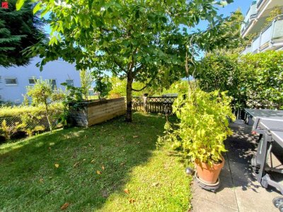 Wohnen für die ganze Familie – Gartenwohnung mit Terrasse &amp; Tiefgarage in Toplage