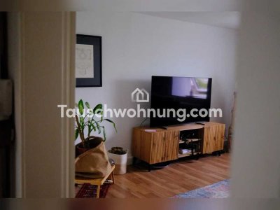 Tauschwohnung: 3 Zimmer und Balkon mit Blick in Park, im Zentrum