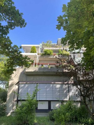 Renovierte 2-Zimmer-Wohnung in der Waldstadt mit Terrasse und TG-Stellplatz