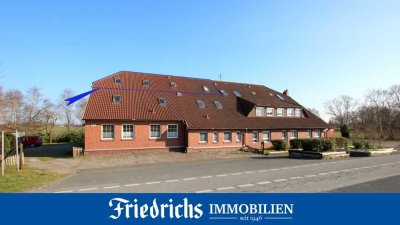 Attraktive und möblierte 3-Zimmer-Ferienwohnung, Nähe Nordsee in ländlicher Lage direkt am Jadebusen