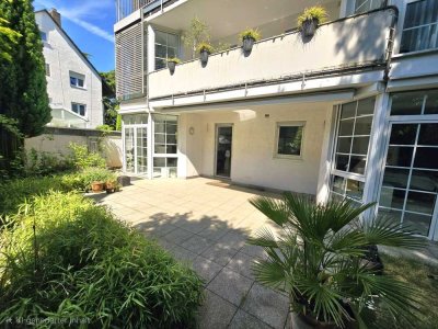 Exklusive Haus-im-Haus-Wohnung mit traumhaftem Privatgarten in Bestlage von Sachsenhausen