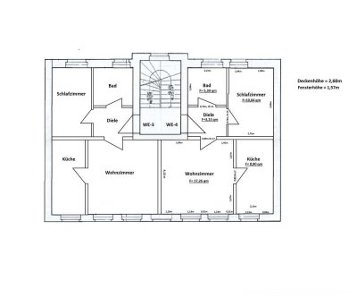 Schöne zwei Zimmer Wohnung in Burgenlandkreis, Weißenfels